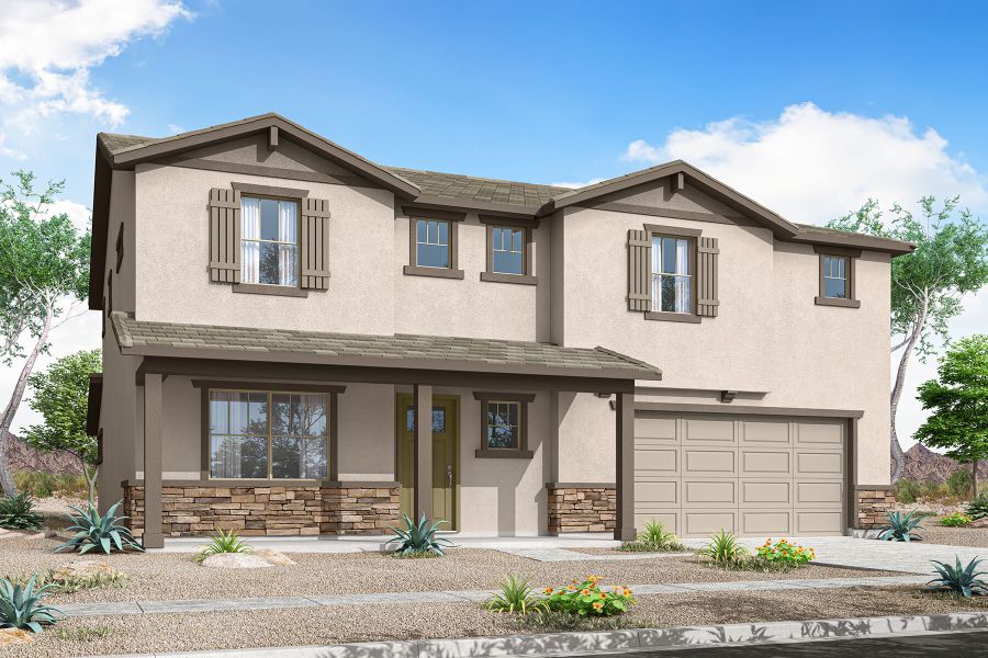 Representative exterior photo of a completed home built from the Revere by Mattamy Homes in Las Ventanas, Goodyear, AZ (Image 21). Representative exterior photo of a completed home built from the Revere by Mattamy Homes in Las Ventanas, Goodyear, AZ (Image 21).