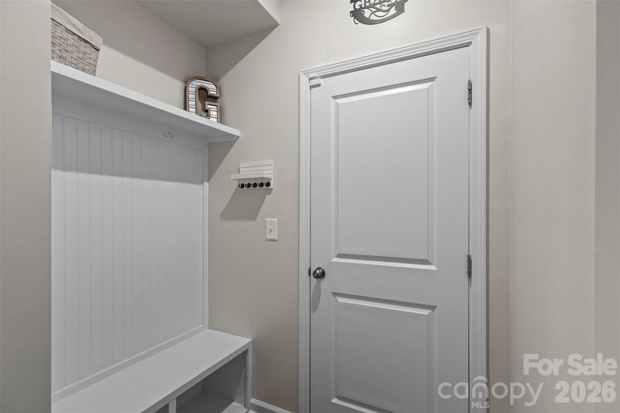 Convenient drop zone right off garage entry. Convenient drop zone right off garage entry.
