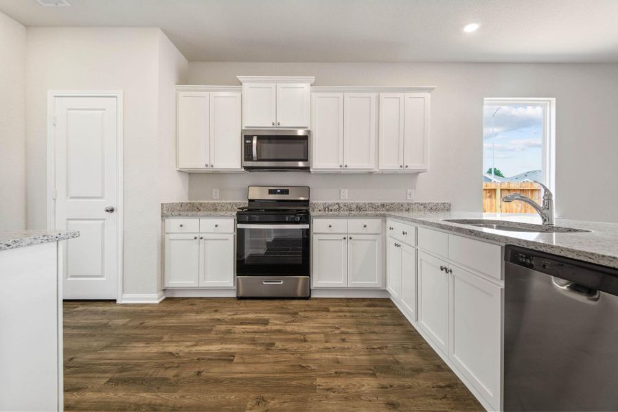 Furnished interior view inside a new home in Trails at Cochran Ranch, Waller (Image 7). Furnished interior view inside a new home in Trails at Cochran Ranch, Waller (Image 7).