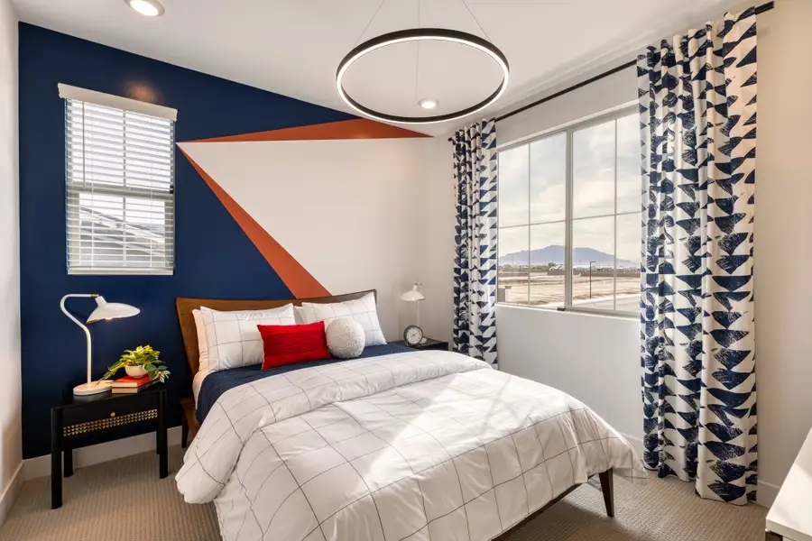 Representative furnished interior of a home built from the Tipton Plan 3507 by Tri Pointe Homes in Waterston Central, Gilbert (Image 17).