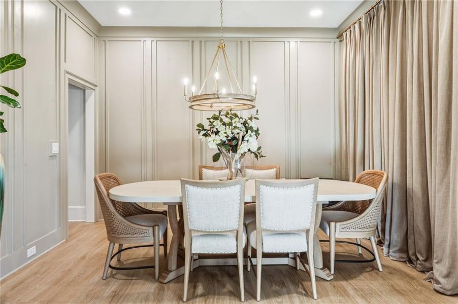 Furnished interior view inside a new home in , Marietta (Image 12).