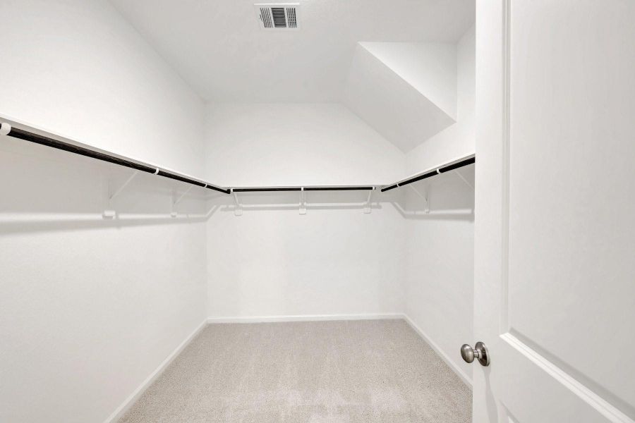 Primary walk-in closet