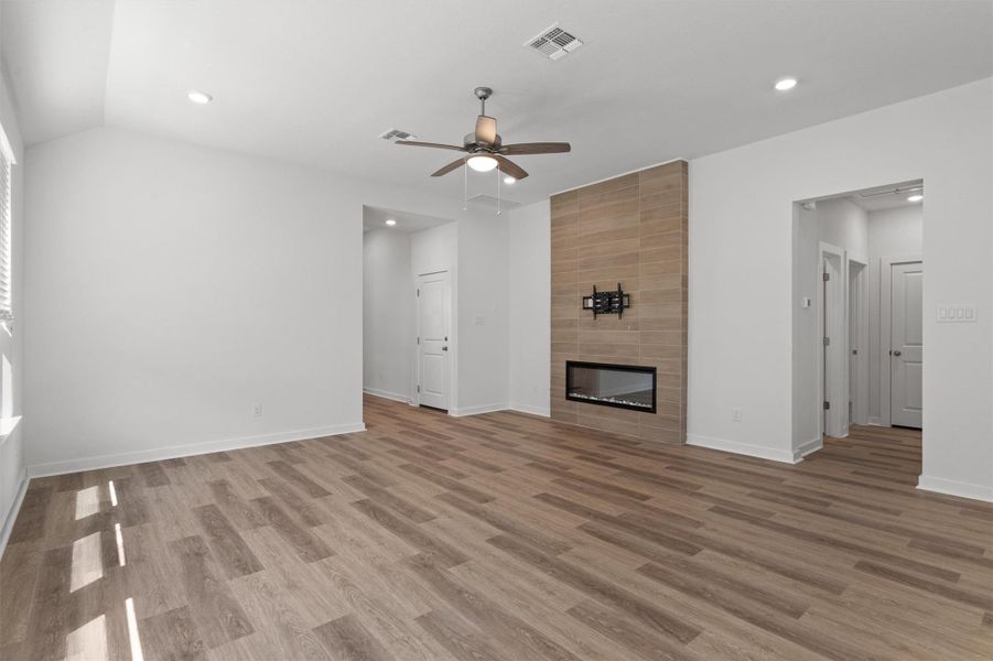 Living room with fireplace Living room with fireplace