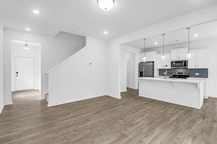 Representative unfurnished interior of a home built from the Lido by True Homes in Edgewater - The Groves, Lancaster (Image 11). Representative unfurnished interior of a home built from the Lido by True Homes in Edgewater - The Groves, Lancaster (Image 11).