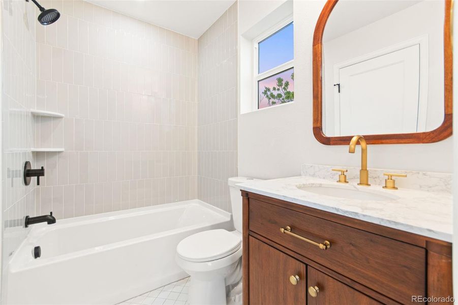 Furnished interior view inside a new home in , Denver (Image 39).