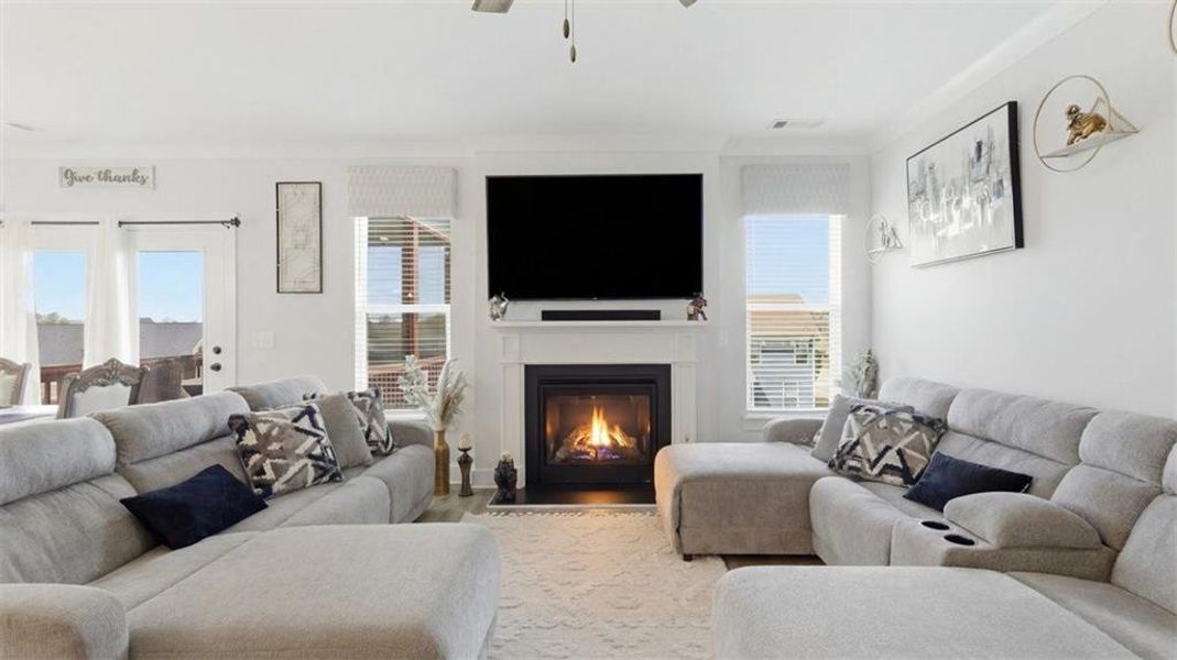 Furnished interior view inside a new home in , Hoschton (Image 35).