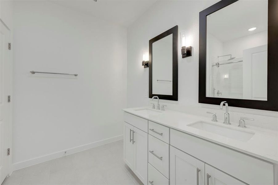 Furnished interior view inside a new home in Aspire at Reunion, Newark (Image 9). Furnished interior view inside a new home in Aspire at Reunion, Newark (Image 9).
