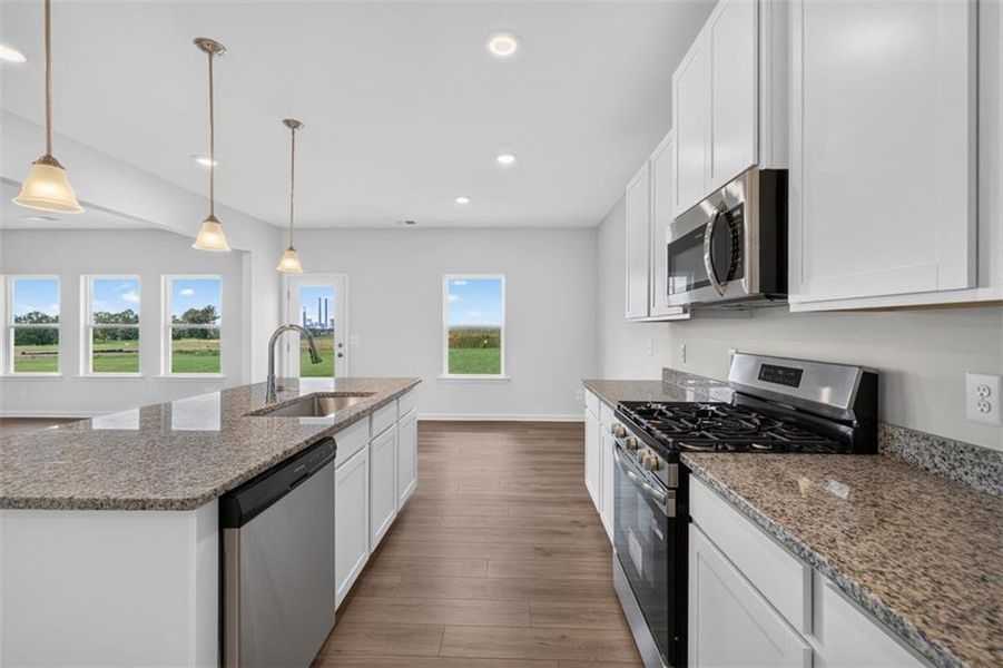 Furnished interior view inside a new home in The Stiles, Cartersville (Image 6).