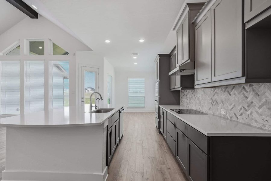 Representative furnished interior of a home built from the Brandon by Chesmar Homes in Sienna Lakes, San Antonio (Image 5).