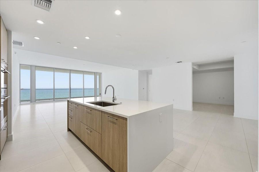 Furnished interior view inside a new home in Selene Oceanfront Residences, Fort Lauderdale (Image 10).