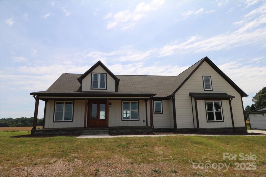 Front exterior of a new home in , Salisbury, NC, highlighting curb appeal (Image 1).