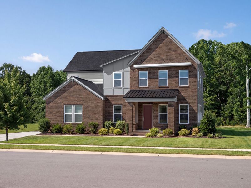 Representative exterior photo of a completed home built from the Oakhurst by John Wieland in Iverly, Canton, GA (Image 13). Representative exterior photo of a completed home built from the Oakhurst by John Wieland in Iverly, Canton, GA (Image 13).