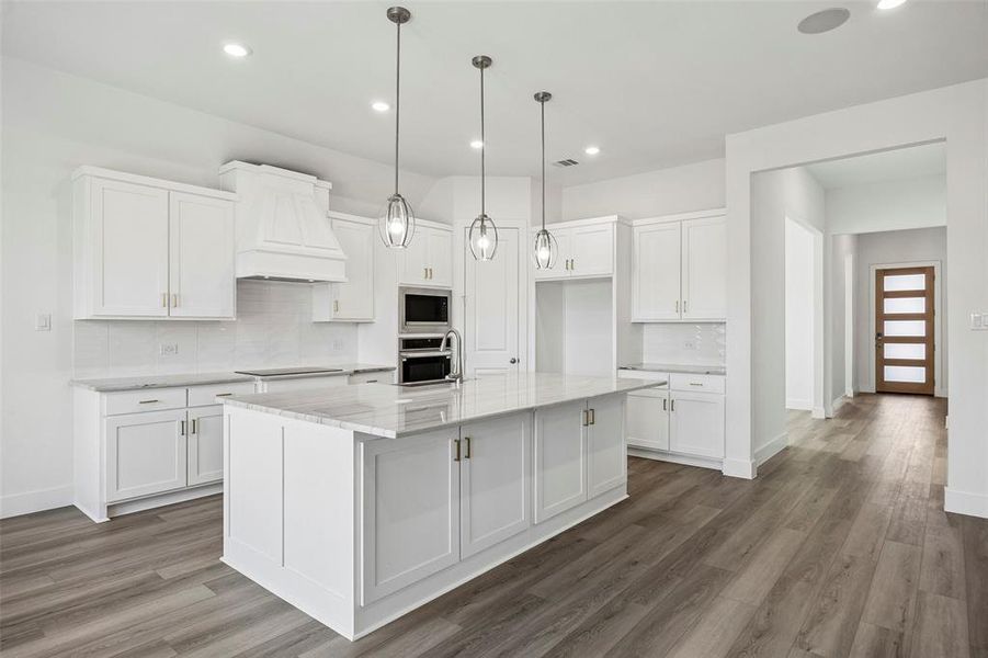 Furnished interior view inside a new home in Ten Mile Creek Estates, DeSoto (Image 7).
