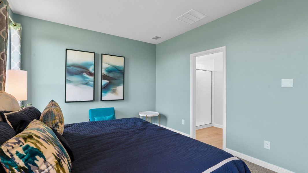 Furnished interior view inside a new home in Lankford Farms, Cleburne (Image 25).