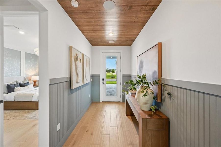Furnished interior view inside a new home in Traditions of Braselton, Jefferson (Image 6).