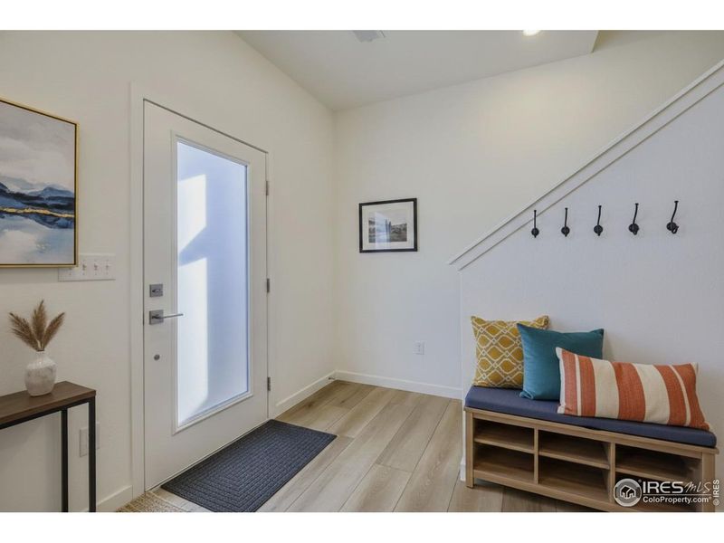 Furnished interior view inside a new home in , Fort Collins (Image 10). Furnished interior view inside a new home in , Fort Collins (Image 10).