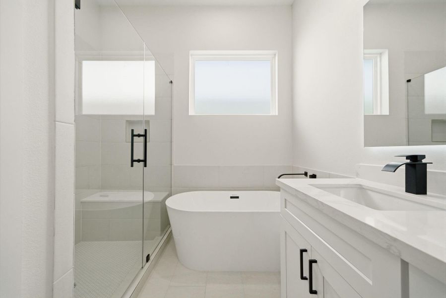 Furnished interior view inside a new home in Cedar Post, Houston (Image 12). Furnished interior view inside a new home in Cedar Post, Houston (Image 12).