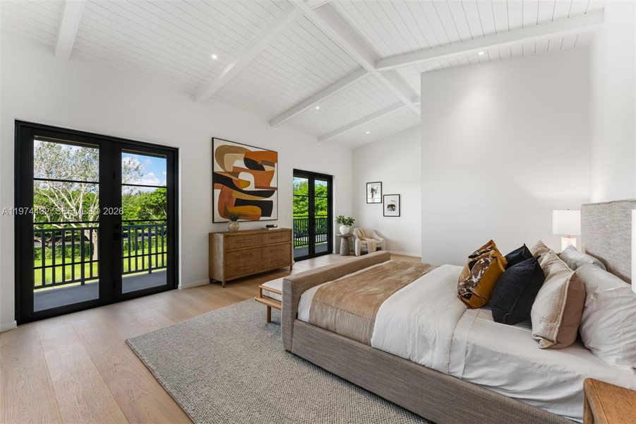 Furnished interior view inside a new home in , Miami (Image 9).