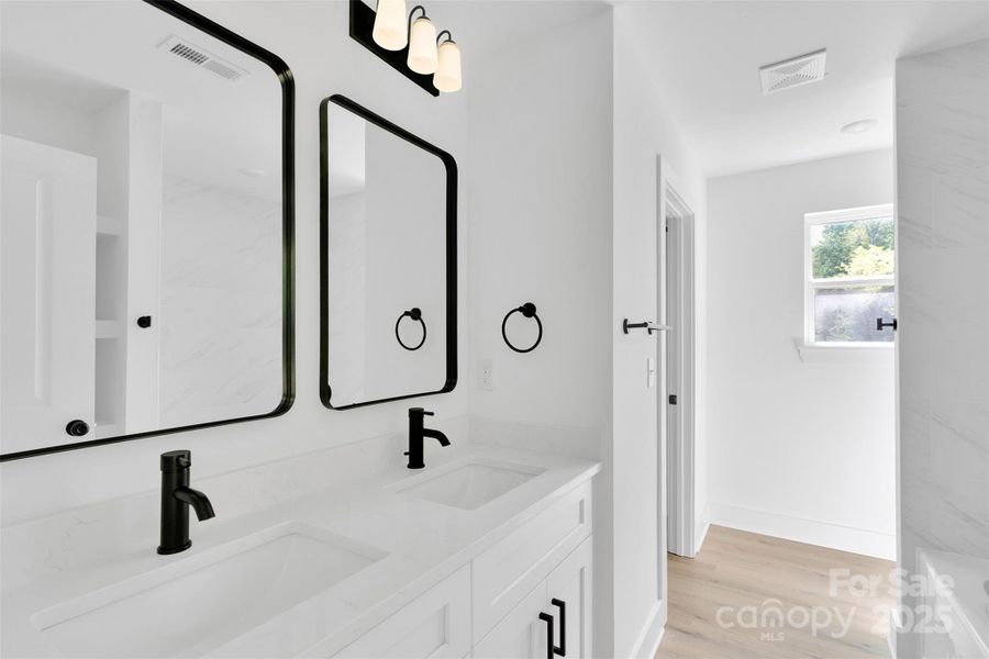 Furnished interior view inside a new home in , Charlotte (Image 13).