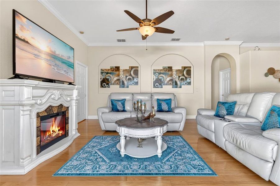 Furnished interior view inside a new home in , Lakeland (Image 29). Furnished interior view inside a new home in , Lakeland (Image 29).