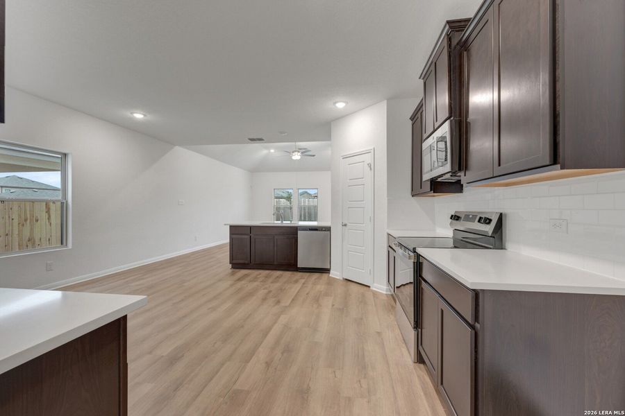 Furnished interior view inside a new home in Park Place, New Braunfels (Image 10).