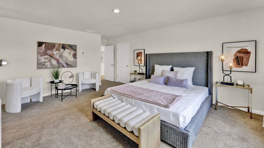 Furnished interior view inside a new home in Evergreen Landing, Rossville (Image 24).