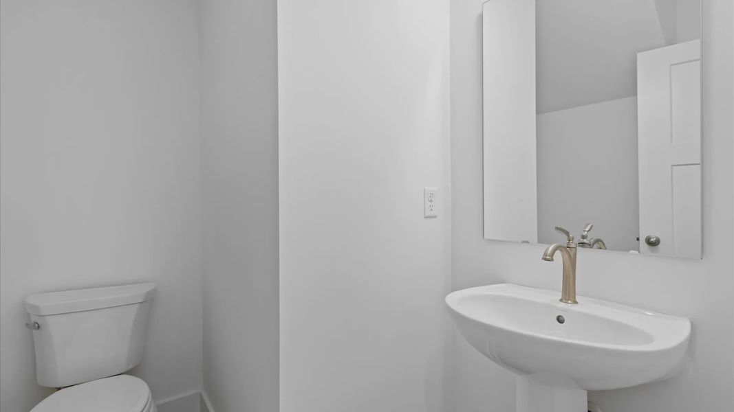 Representative furnished interior of a home built from the Freesia by DRB Homes in Pleasant Falls, Moore (Image 12).