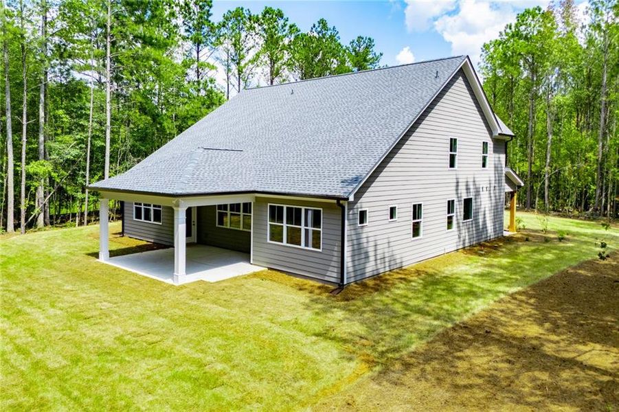 Exterior details and patio area of a home in , Douglasville (Image 40).