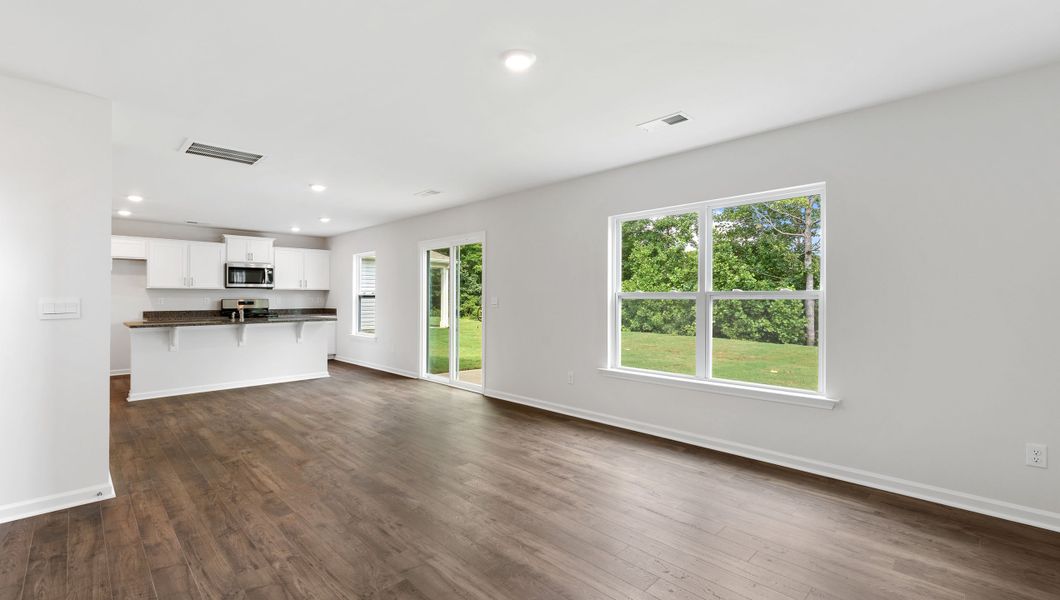 Representative unfurnished interior of a home built from the BELHAVEN by D.R. Horton in Waverly Station, Greenwood (Image 20).