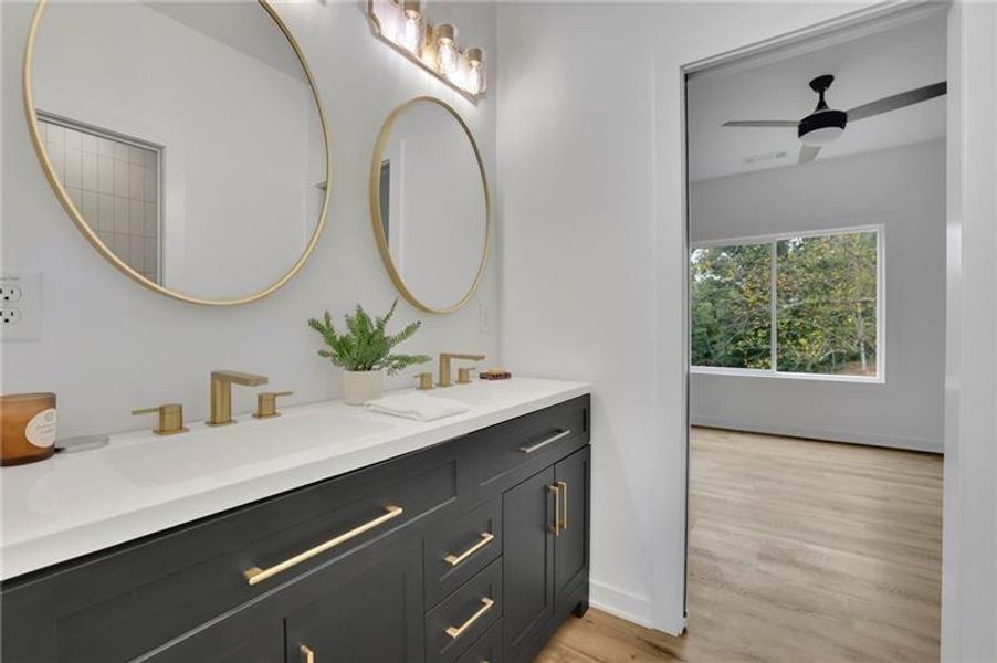 Furnished interior view inside a new home in , Canton (Image 46).