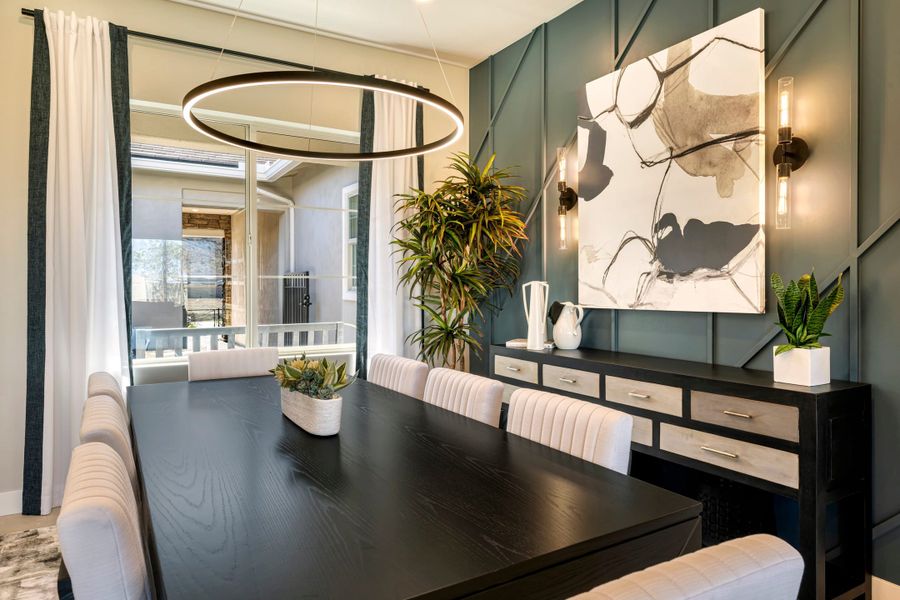 Representative furnished interior of a home built from the Cholla Plan 5541 by Tri Pointe Homes in Whispering Hills, Laveen (Image 11).