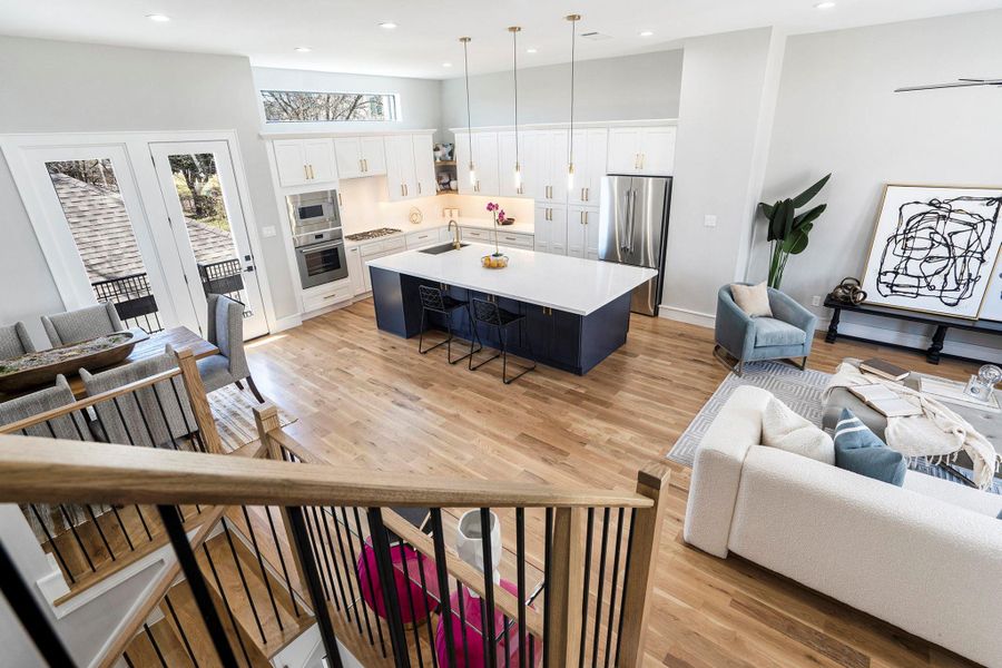 Furnished interior view inside a new home in , Houston (Image 8).