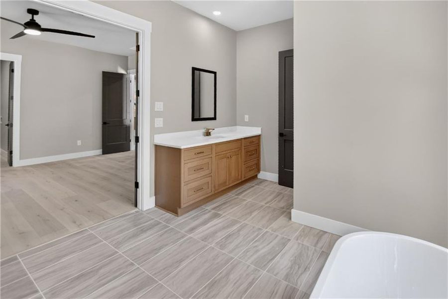 Furnished interior view inside a new home in , Stone Mountain (Image 21).