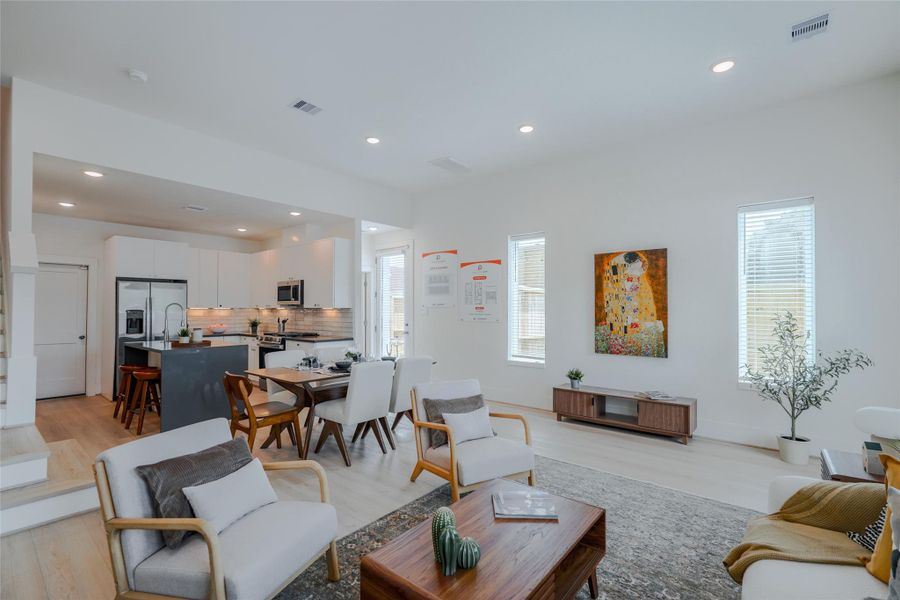 Furnished interior view inside a new home in Paul Quinn Court, Houston (Image 32). Furnished interior view inside a new home in Paul Quinn Court, Houston (Image 32).
