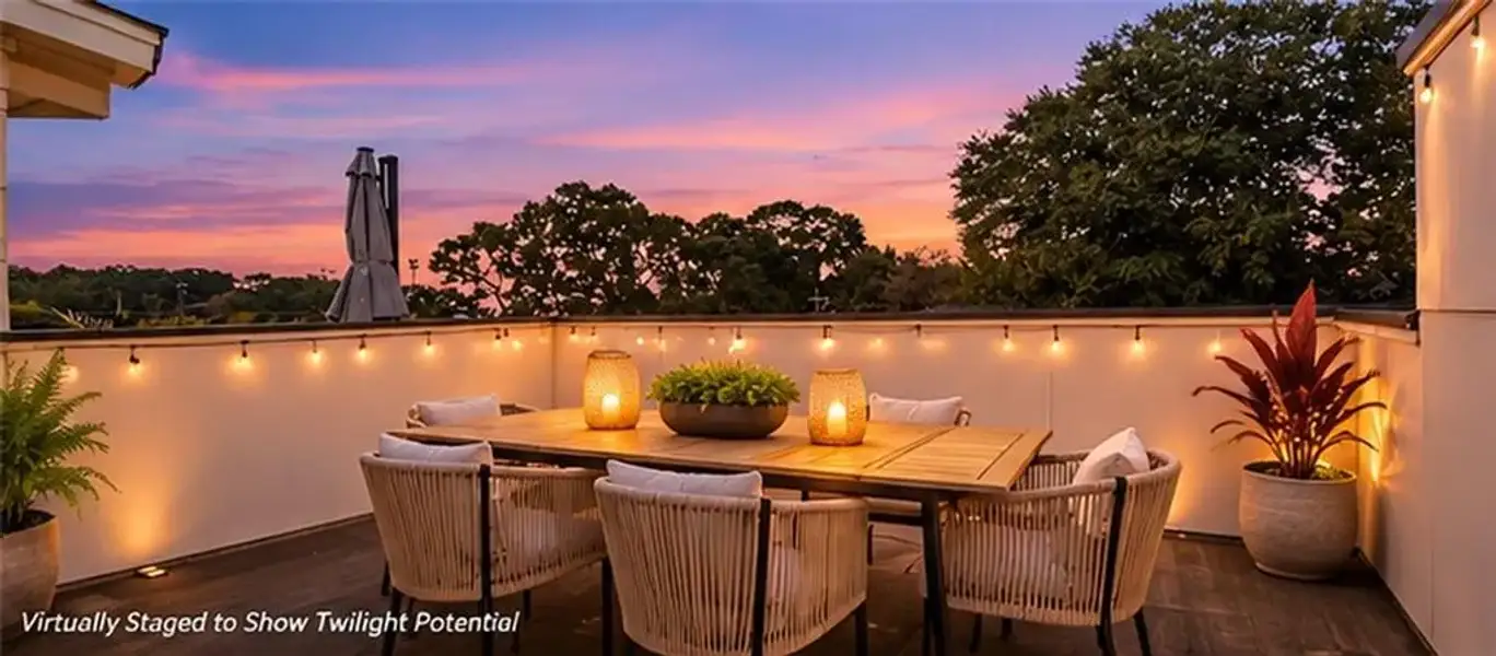 Exterior details and patio area of a home in Madison Park, Atlanta (Image 31).