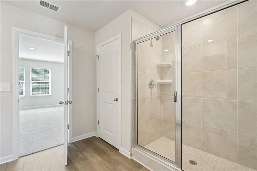 Furnished interior view inside a new home in Parkside at Grayson, Grayson (Image 15).