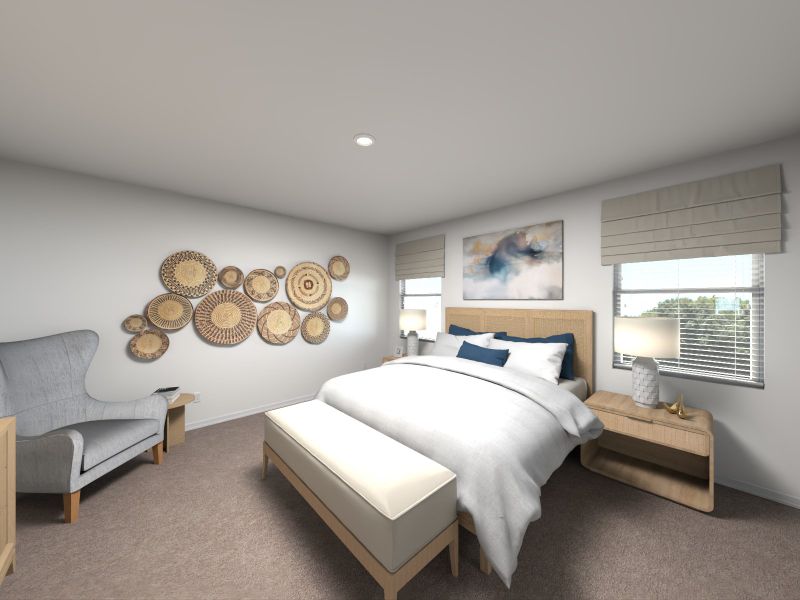 Furnished interior view inside a new home in Kings Creek - Signature Series, Jacksonville (Image 7).