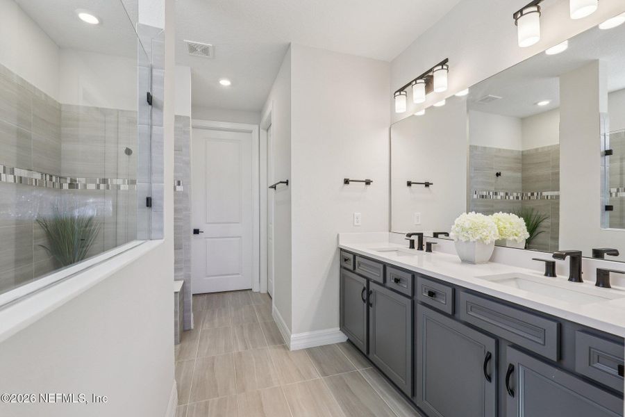 Furnished interior view inside a new home in , St. Augustine (Image 15).