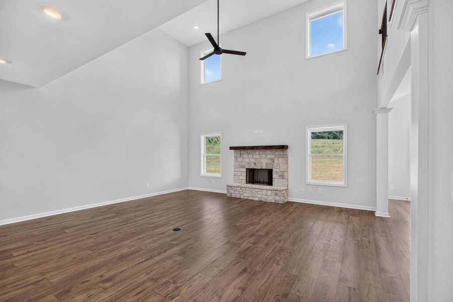 Spacious, unfurnished interior of a new home in Blackwelder Bluff, Bowdon (Image 24).