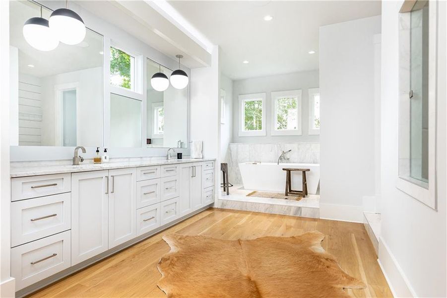Furnished interior view inside a new home in , Marietta (Image 73).