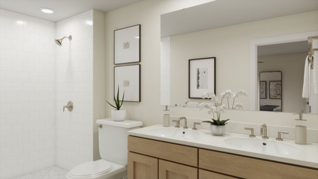 Representative furnished interior of a home built from the Marina by Risewell Homes in Beresford Woods, Deland (Image 11).