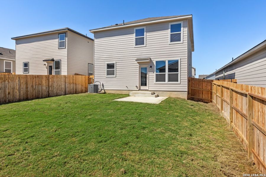 Exterior details and patio area of a home in Knox Ridge, Converse (Image 4). Exterior details and patio area of a home in Knox Ridge, Converse (Image 4).