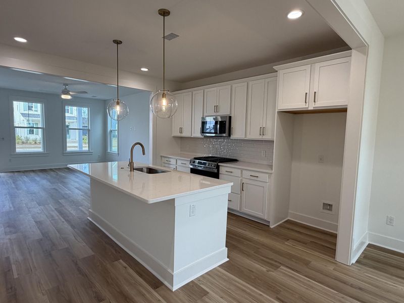 Furnished interior view inside a new home in , Summerville (Image 8). Furnished interior view inside a new home in , Summerville (Image 8).