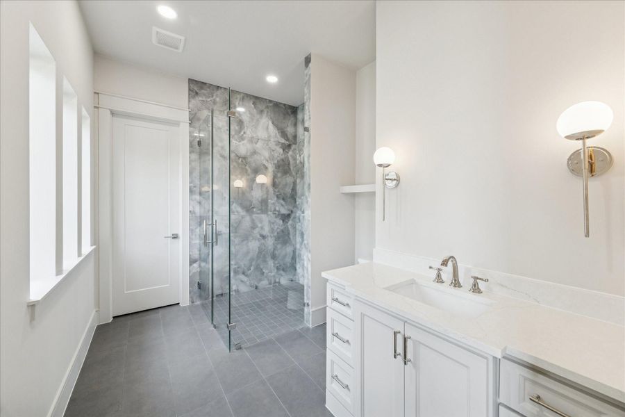 Furnished interior view inside a new home in , Porter (Image 18).