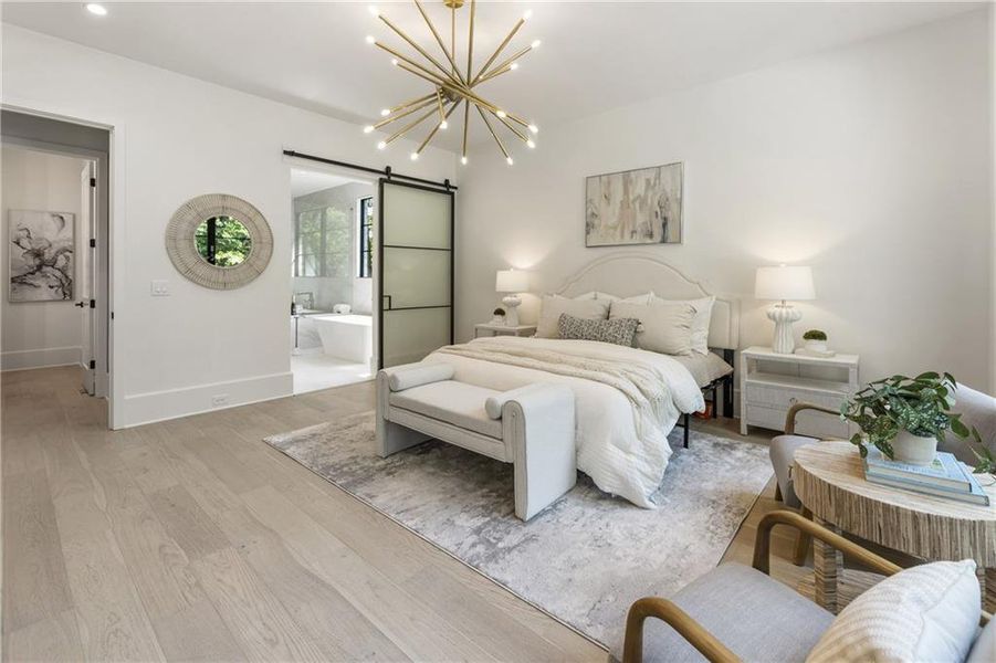 Furnished interior view inside a new home in , Atlanta (Image 10). Furnished interior view inside a new home in , Atlanta (Image 10).