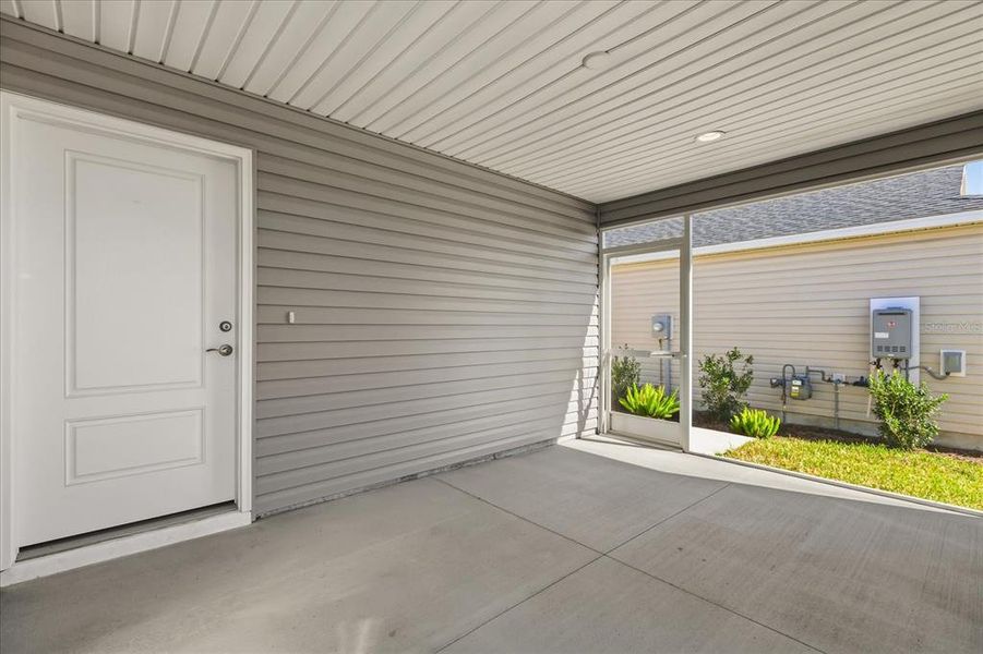 Exterior details and patio area of a home in , The Villages (Image 22).
