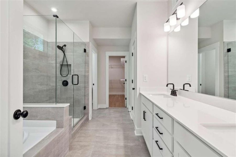 Furnished interior view inside a new home in The Paddocks at Doc Hughes, Buford (Image 10). Furnished interior view inside a new home in The Paddocks at Doc Hughes, Buford (Image 10).