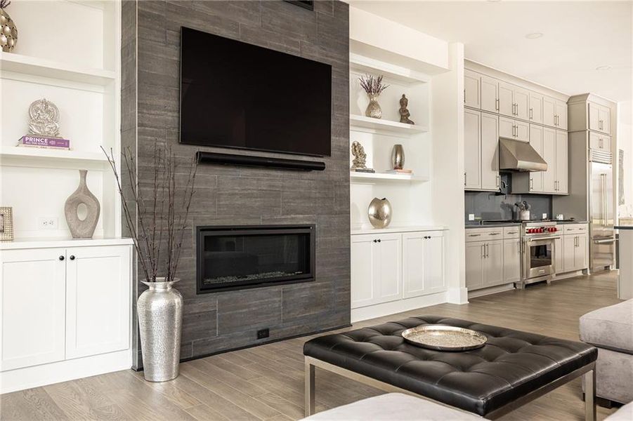 Furnished interior view inside a new home in , Atlanta (Image 43).
