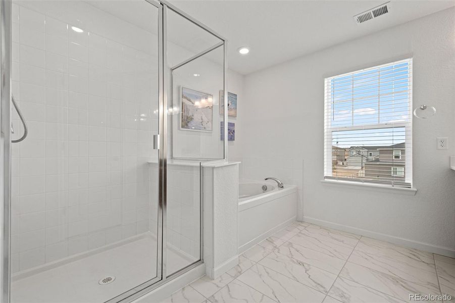 Furnished interior view inside a new home in , Parker (Image 22).