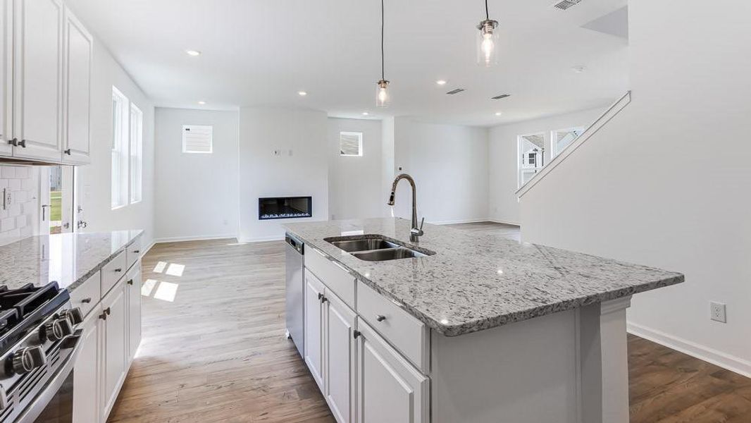 Furnished interior view inside a new home in Heritage River, Euharlee (Image 9).